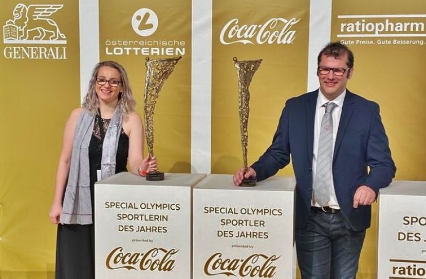 Die „Special Olympics Sportler des Jahres“ heißen Sabrina Bichlmair und Lukas Kaufmann