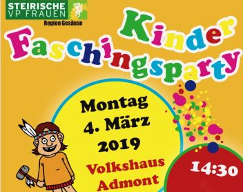 Kinder Faschingsparty in Admont