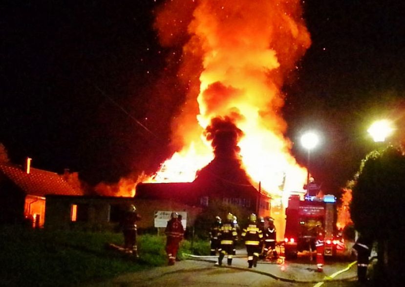 Gebäudebrand in Obersdorf
