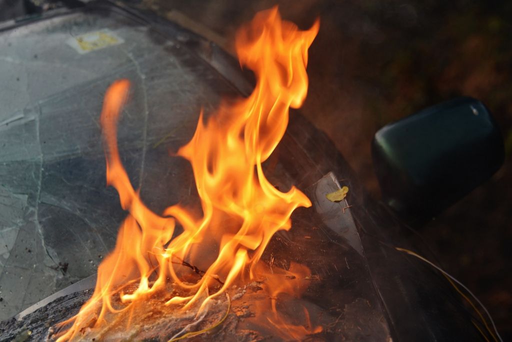 Fahrzeugbrand in Altaussee