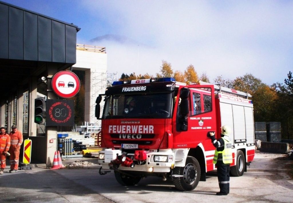 Brand im A9 Bosrucktunnel