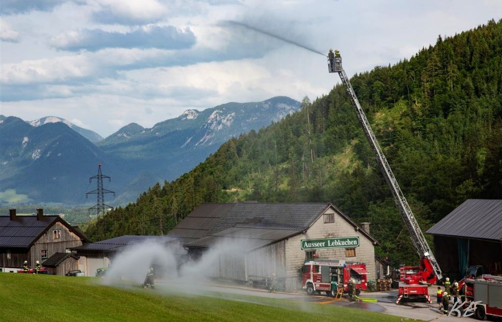Gebäudebrand in Lupitsch