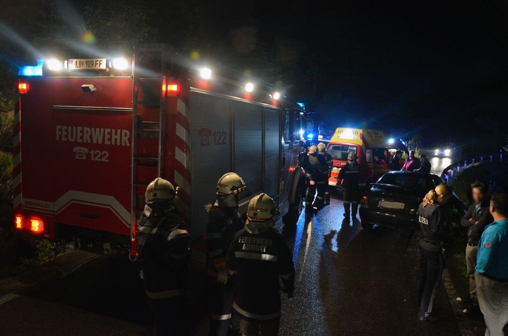 Verkehrsunfall auf der Kaiserau