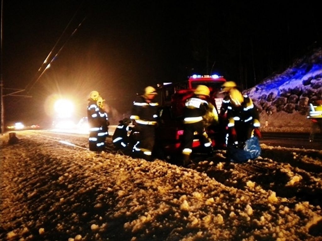 Glatteis sorgte für Unfall!