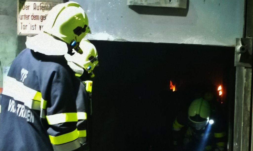 Brand im RHI Werk Trieben