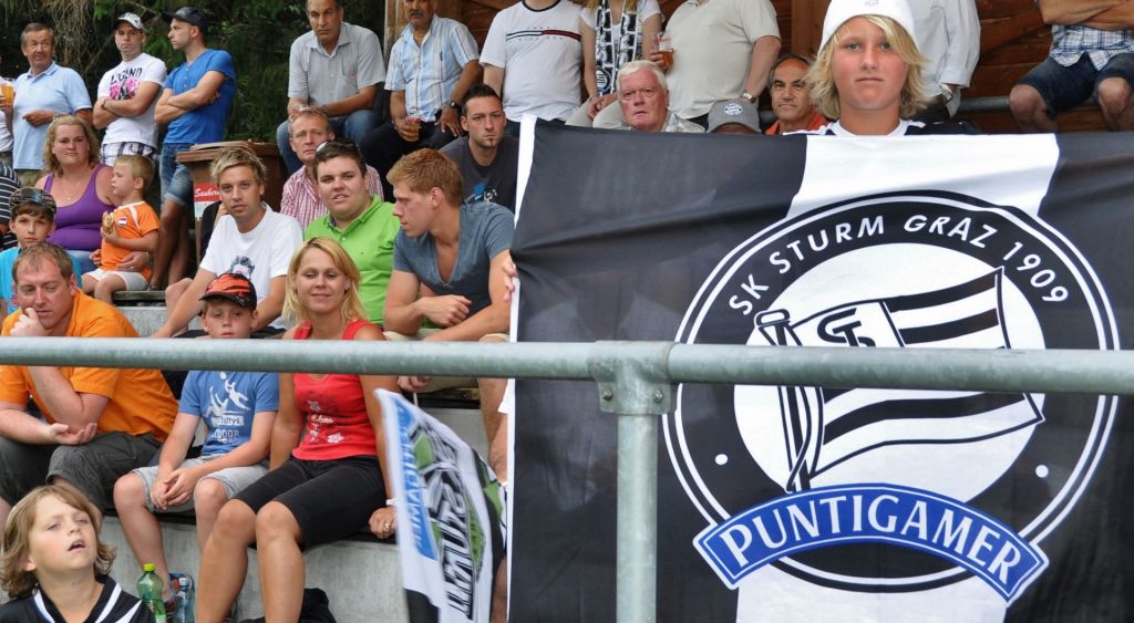 Sicherheitsbereich beim SK-Sturm Spiel