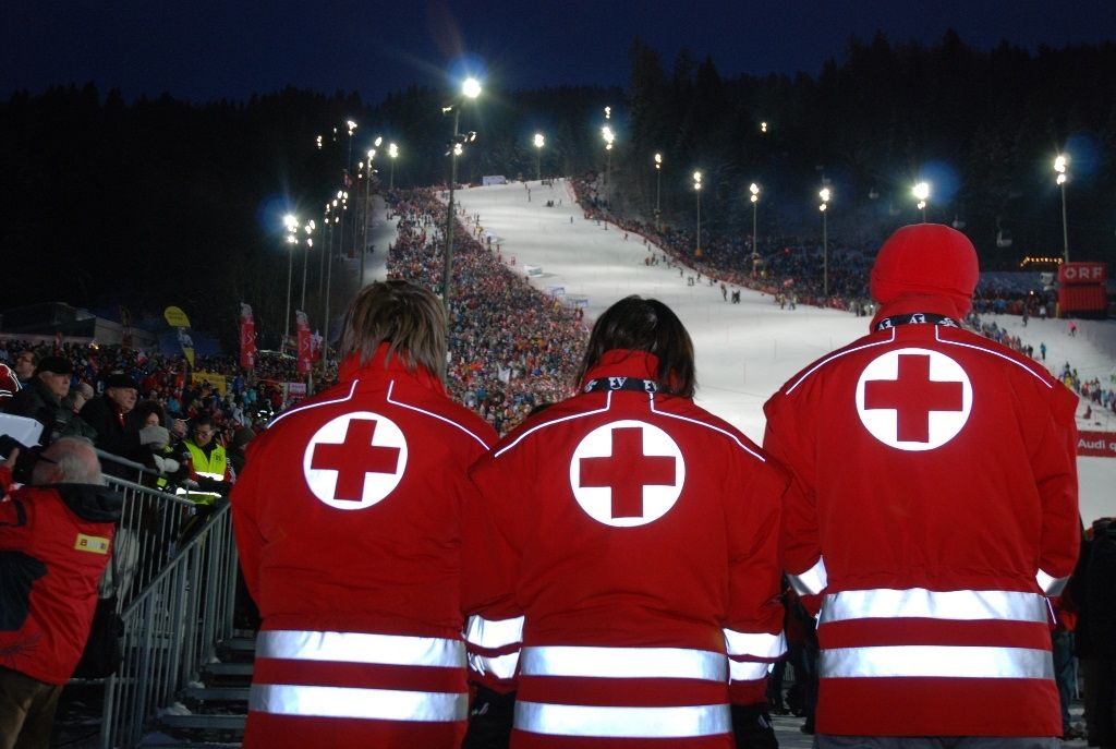 Kein Großevent ohne Rotes Kreuz