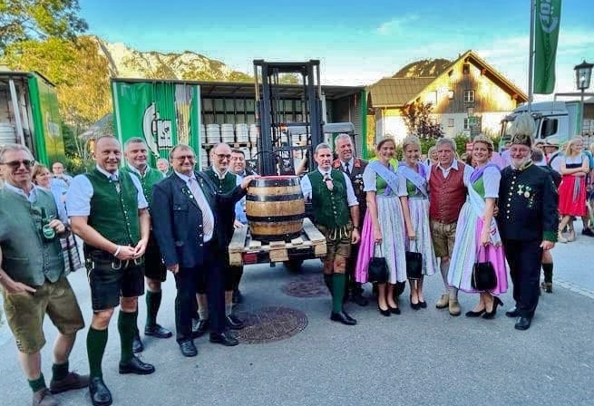 Empfang des Altausseer Kiritog-Bieres