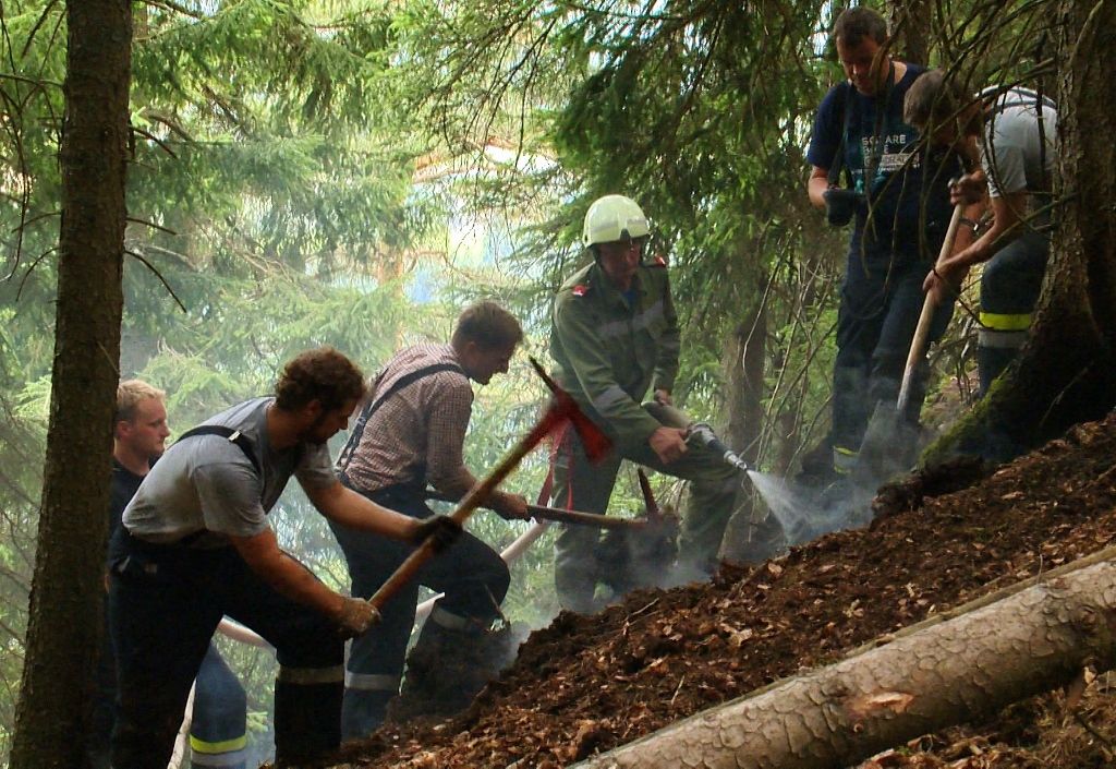 Waldbrand am Grimming gelöscht