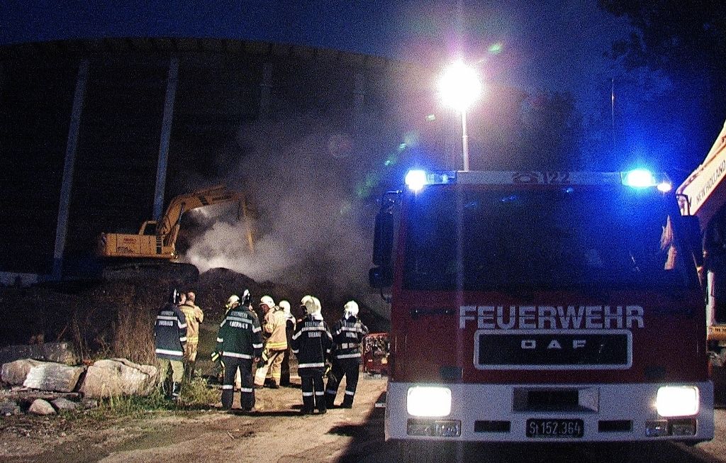 Brand in Heizwerk Oberhaus