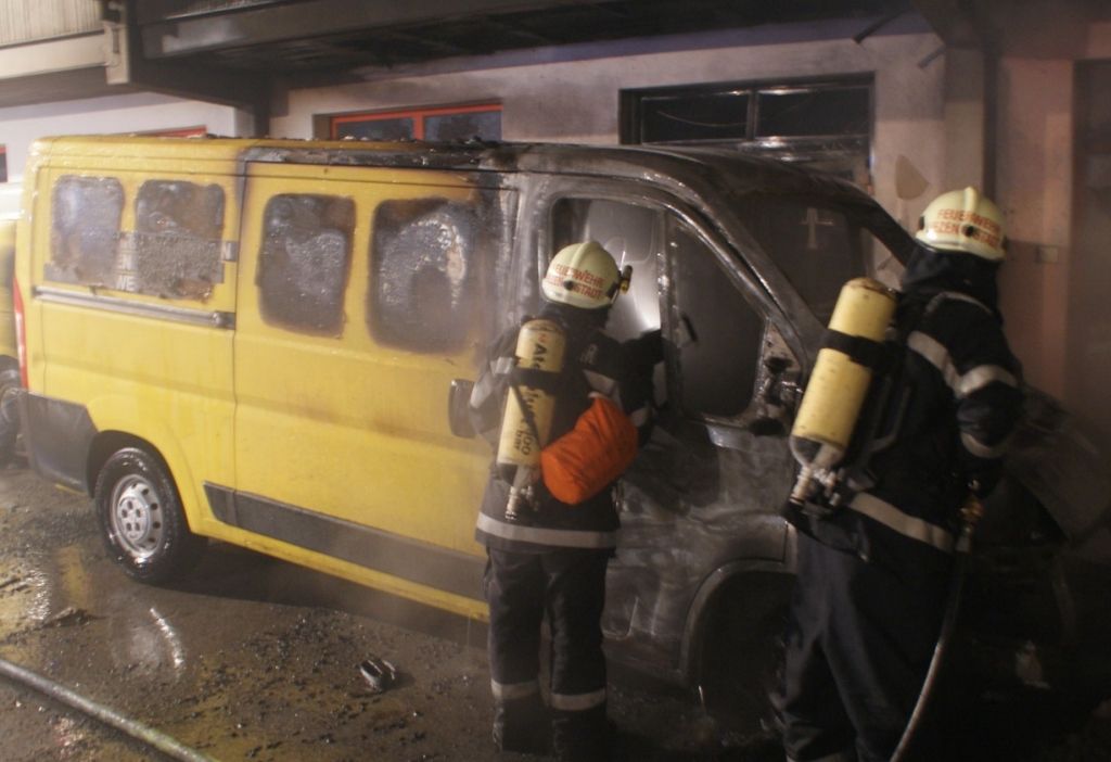 Brand im Postverteilerzentrum