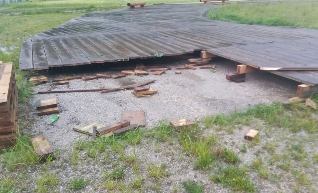 Tornado im steirischen Salzkammergut