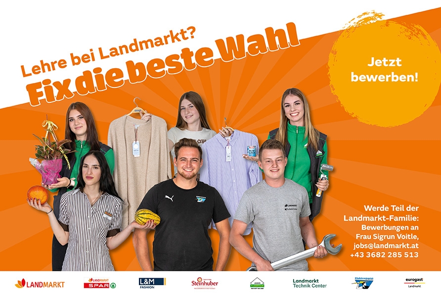 Junge Talente starten bei Landmarkt ins Berufsleben