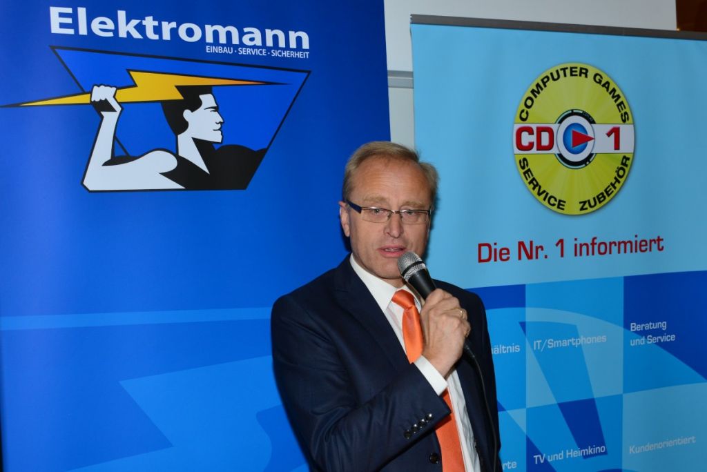Elektromann und CD 1 Eröffnung