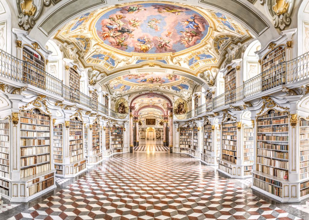 Weltgrößte Kloster-bibliothek täglich geöffnet