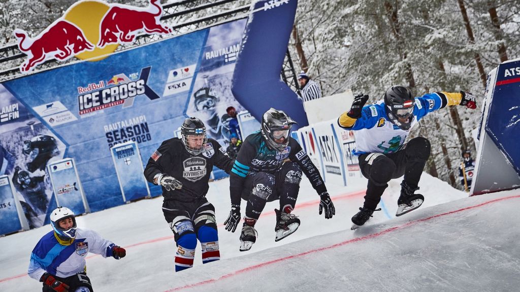 Luca Dallago am ICE-Gross WM Protest