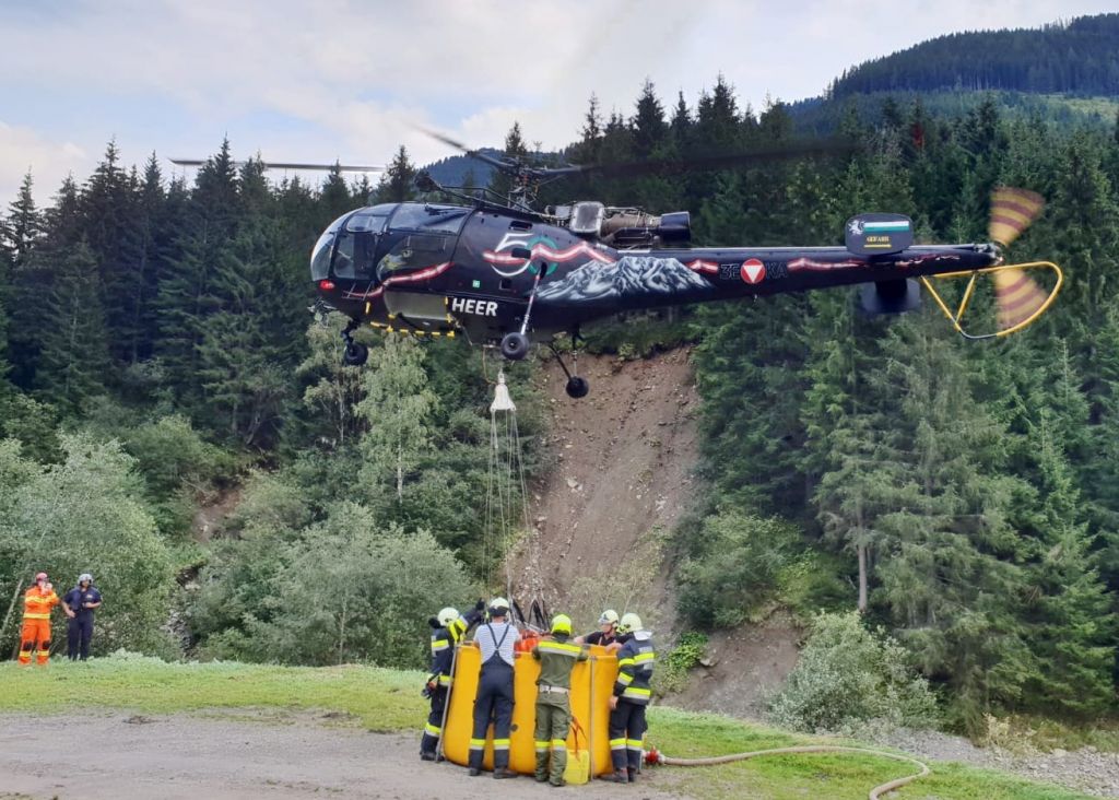 Waldbrand im Sölktal