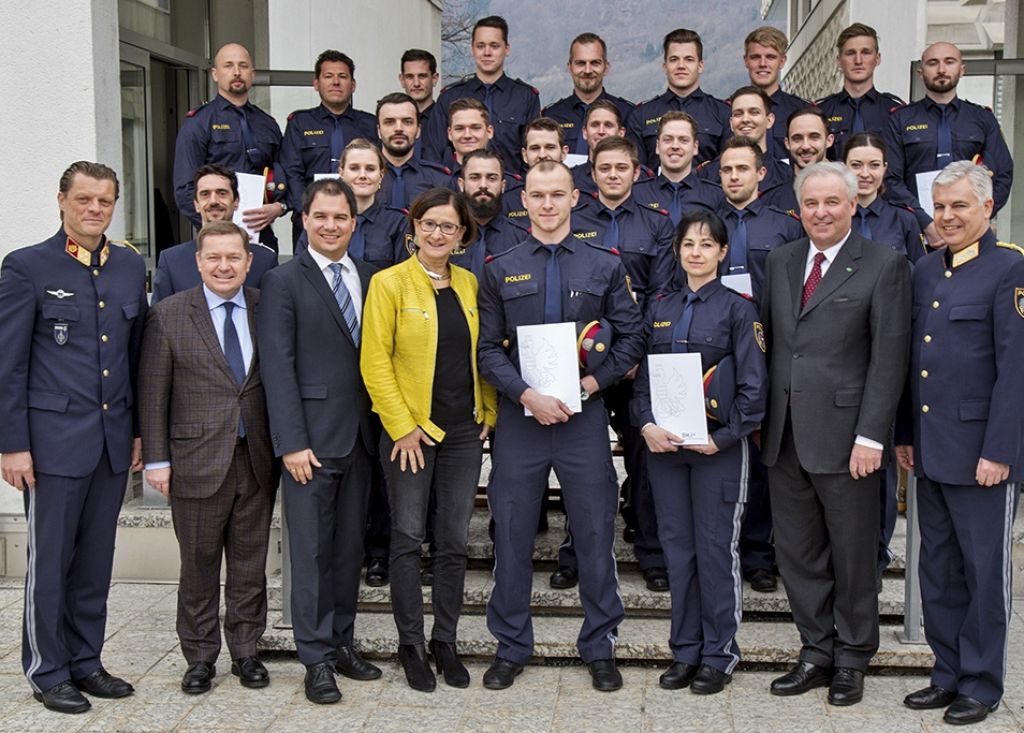 23 neue Kräfte für die steirische Polizei