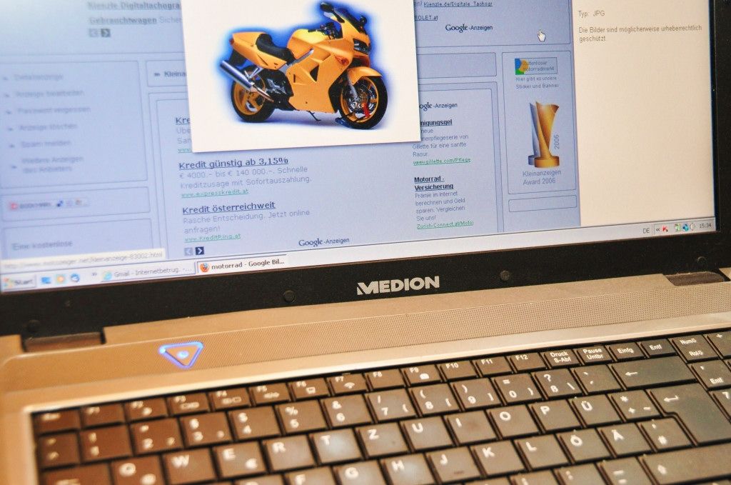Schwerer Betrug im Internet