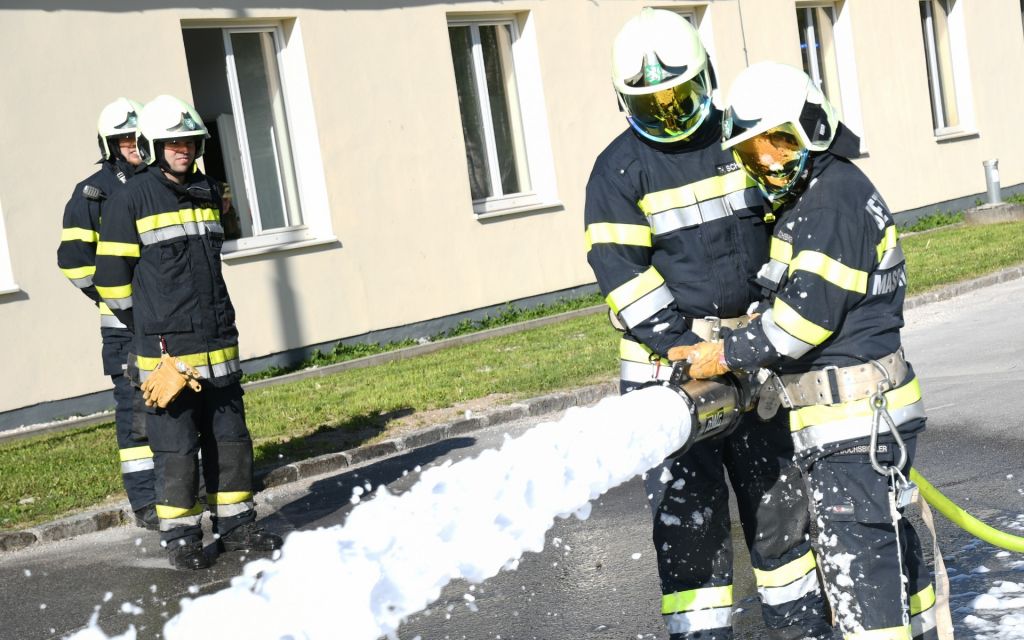 Groß angelegte Übung der Feuerwehren