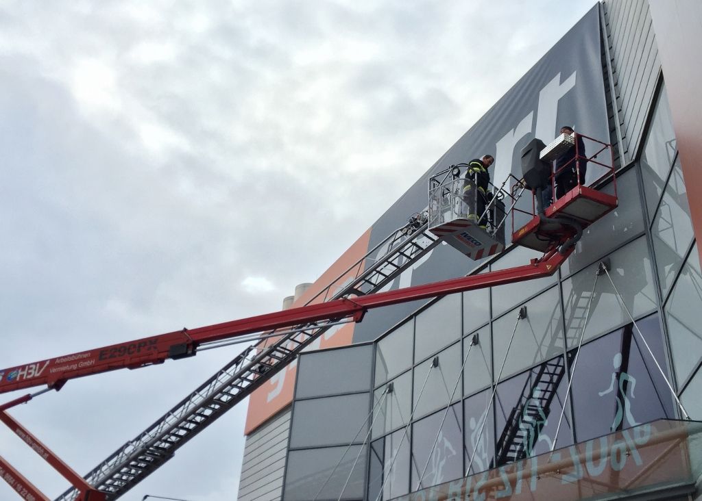 Feuerwehreinsatz beim Gigasport