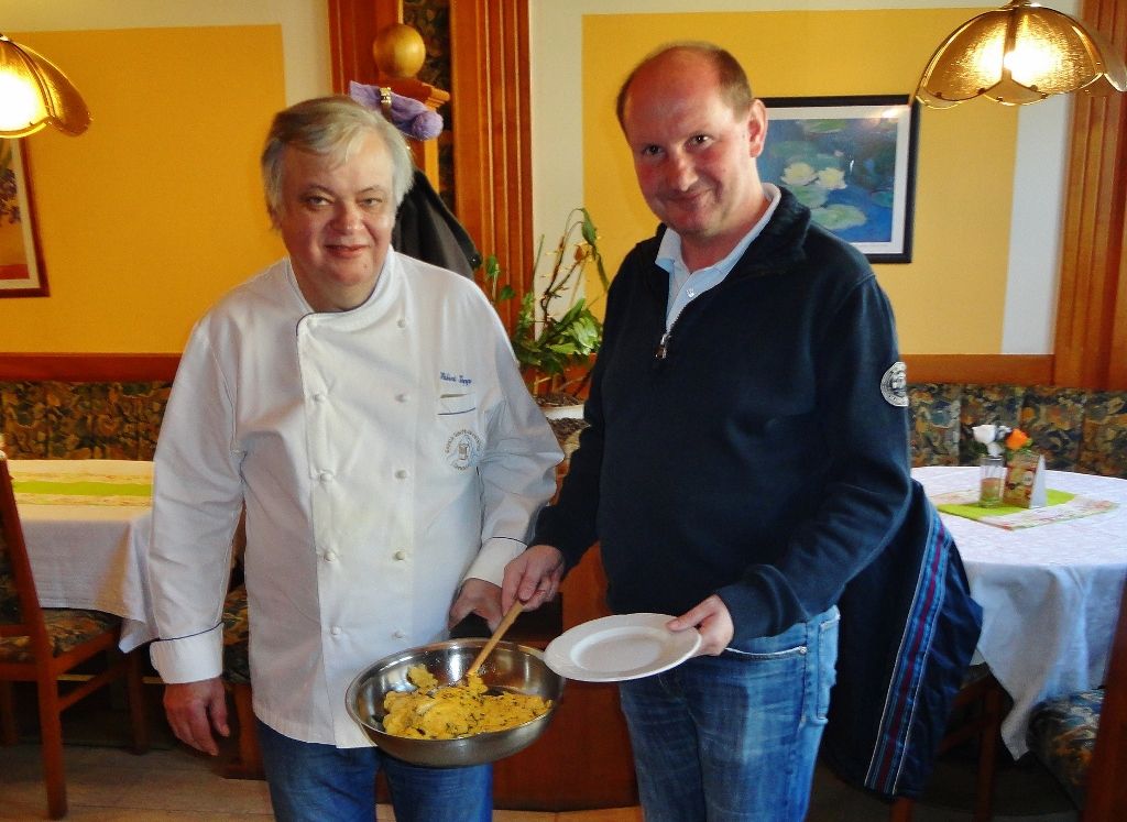 Zum Geburtstag gab‘s Eierspeis