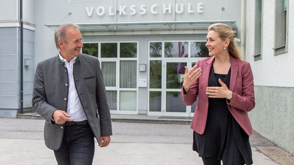 Bundesministerin trifft Bürgermeister Keinprecht