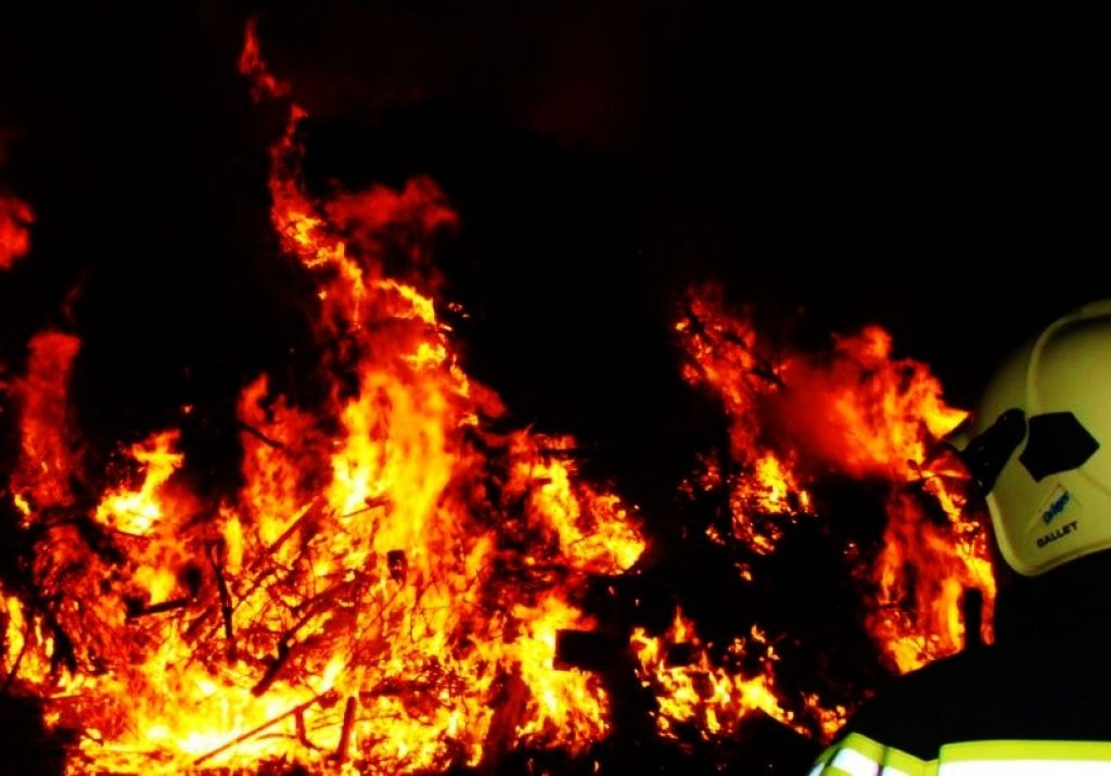 Brand eines Wirtschaftsgebäudes