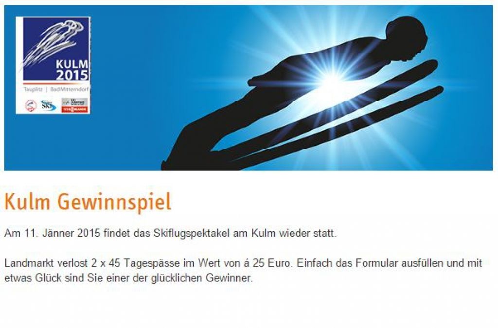 Mit Landmarkt zur neuen Kulmschanze
