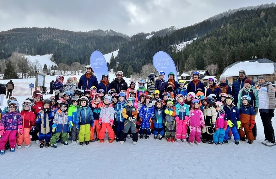 Erfolgreicher Schikurs mit 60 Kindern