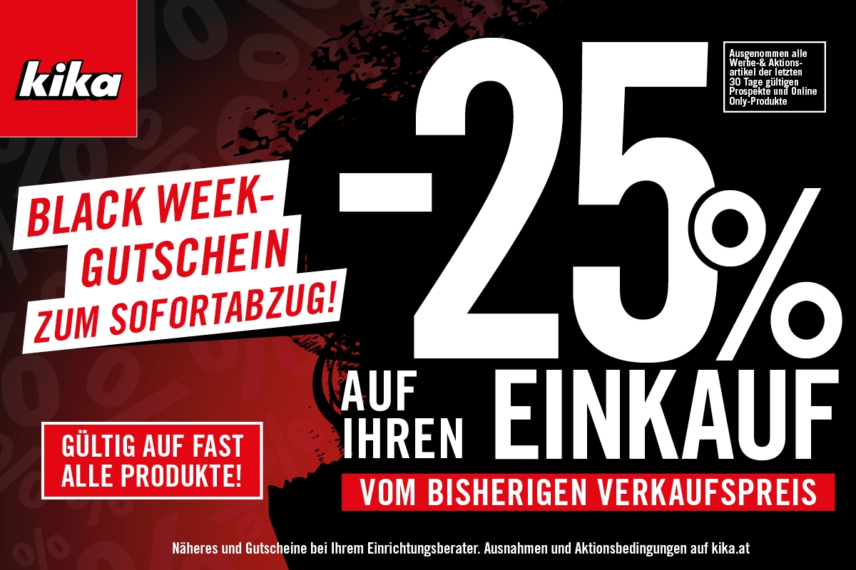 Black Friday Week mit sensationellen Angeboten