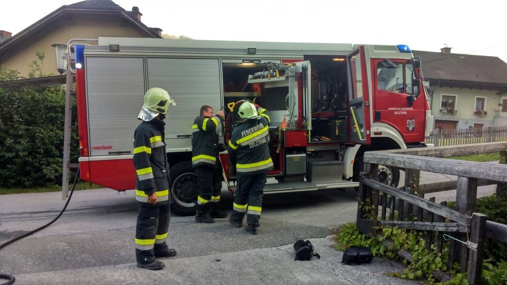 Kellerbrand im Ortsgebiet Selzthal