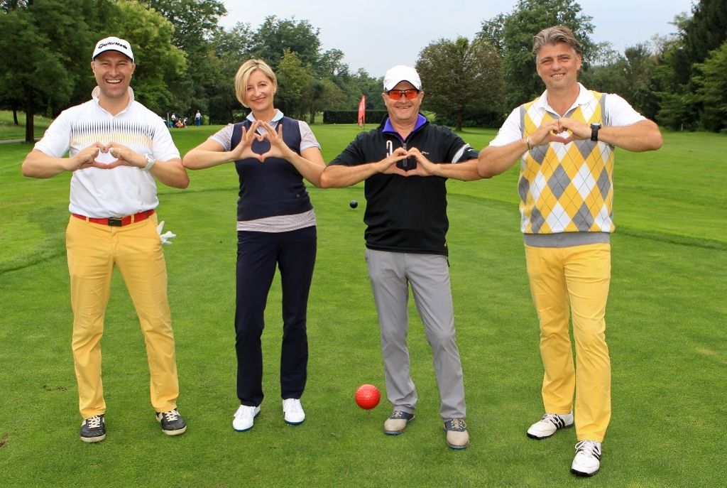 Golfen für krebskranke Kinder