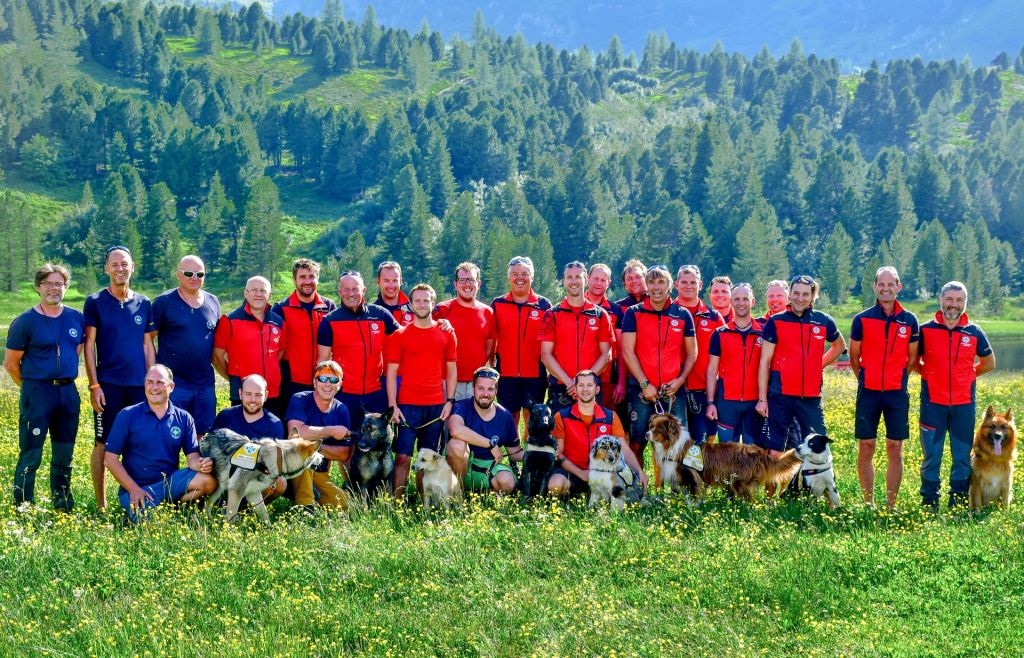 Die Suchhunde im Sommerkurs
