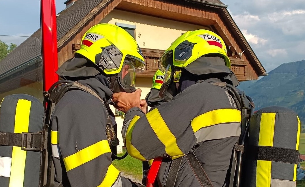 Brand in einem Heizraum