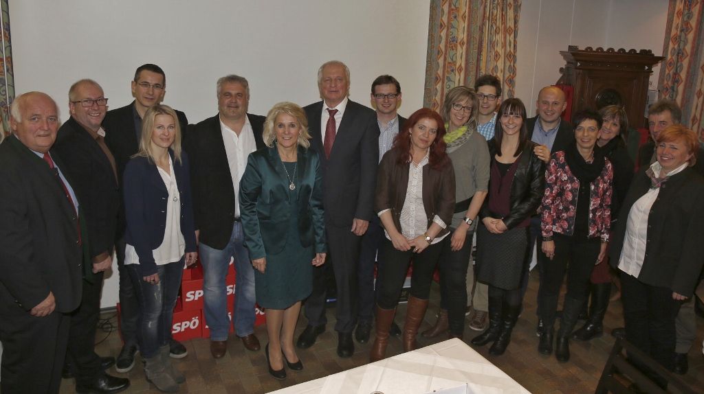Das neue SPÖ Team steht