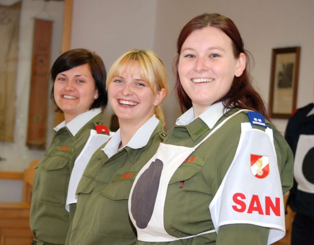 Sanitätsleistung in Admont geprüft