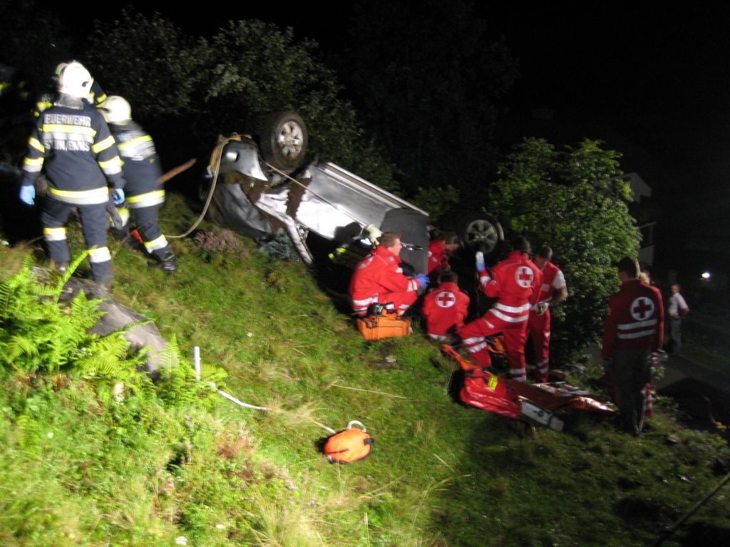 Kleinsölk, Pick-Up abgestürzt