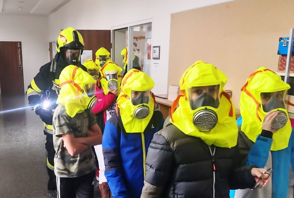 Evakuierung der Mittelschule