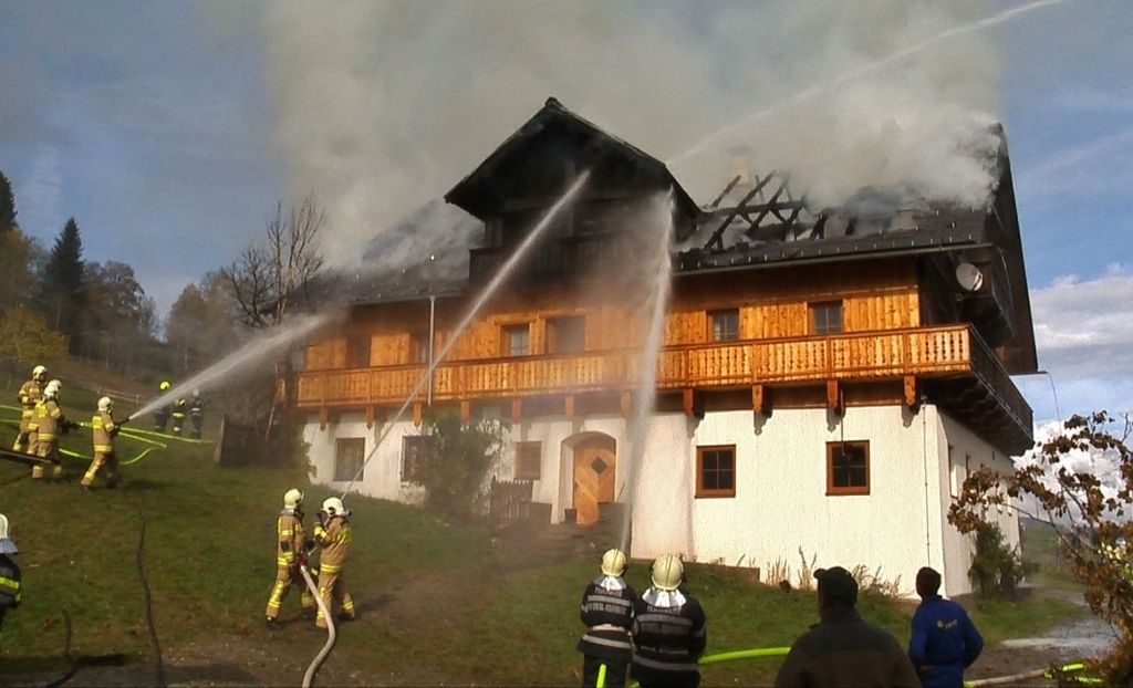 Brand in Rohrmoos Untertal
