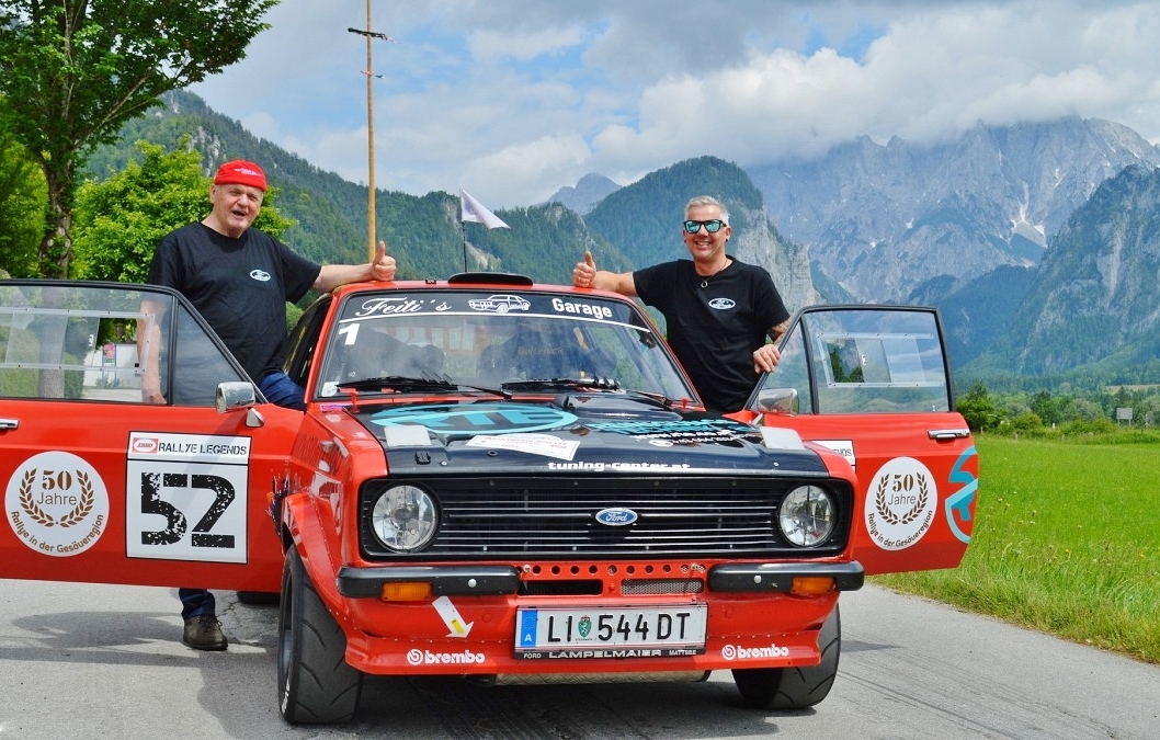 Rallye mit Regen und Sonnenschein