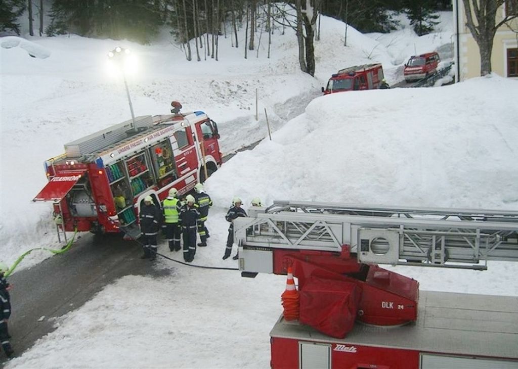Brand im JUFA in Altaussee