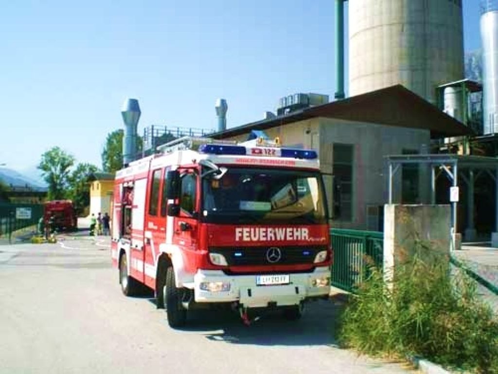 Stainach, Brand in Pelletswerk
