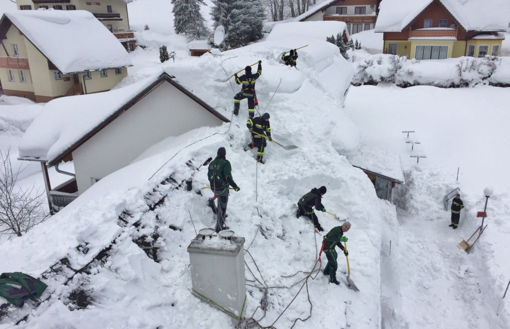 Feuerwehr Rottenmann im Schneeeinsatz