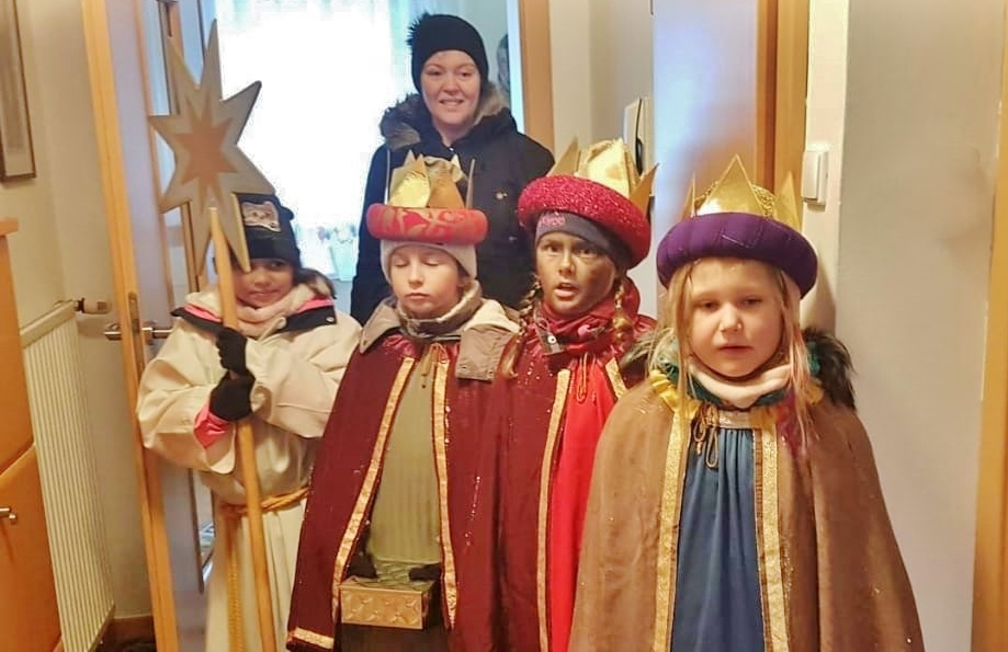 Sternsinger erfreuten die Bewohner