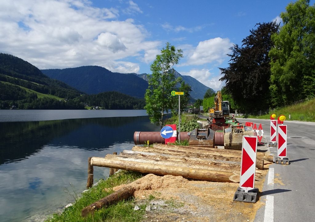 Grundlseer Gehweg wird erweitert
