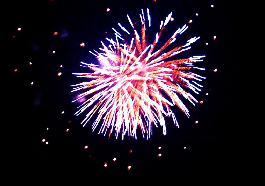 Feuerwerk zu Silvester