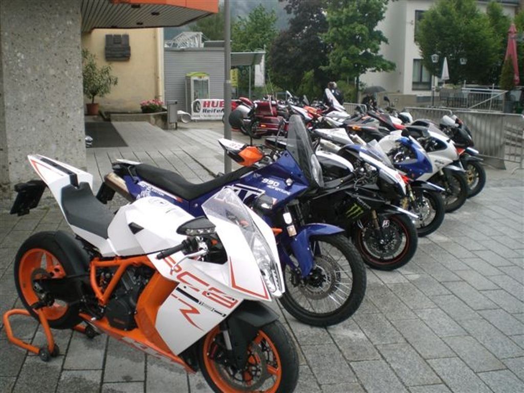 Motorradausstellung ins Wasser gefallen