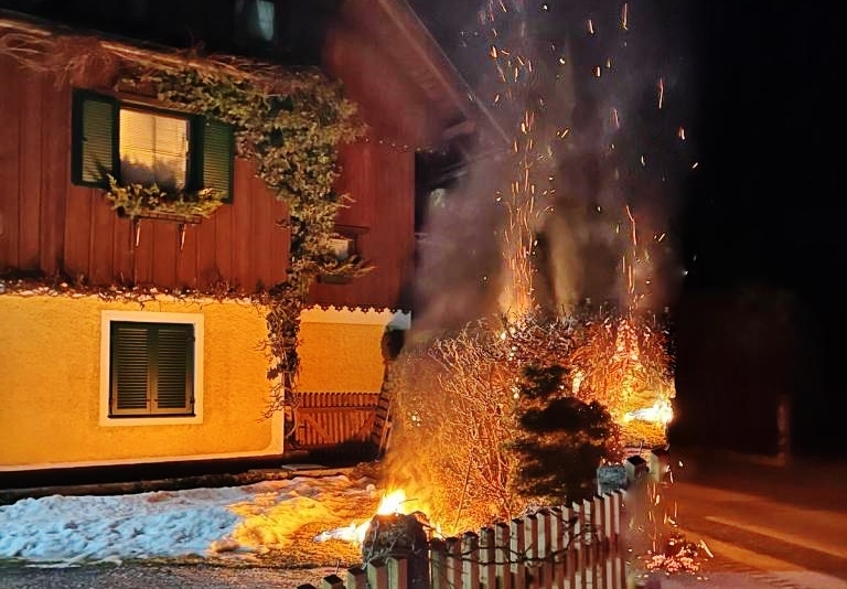 Brand in Zentrum von Bad Mitterndorf