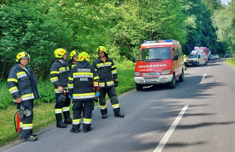 Einsatz nach Verkehrsunfall auf der L741